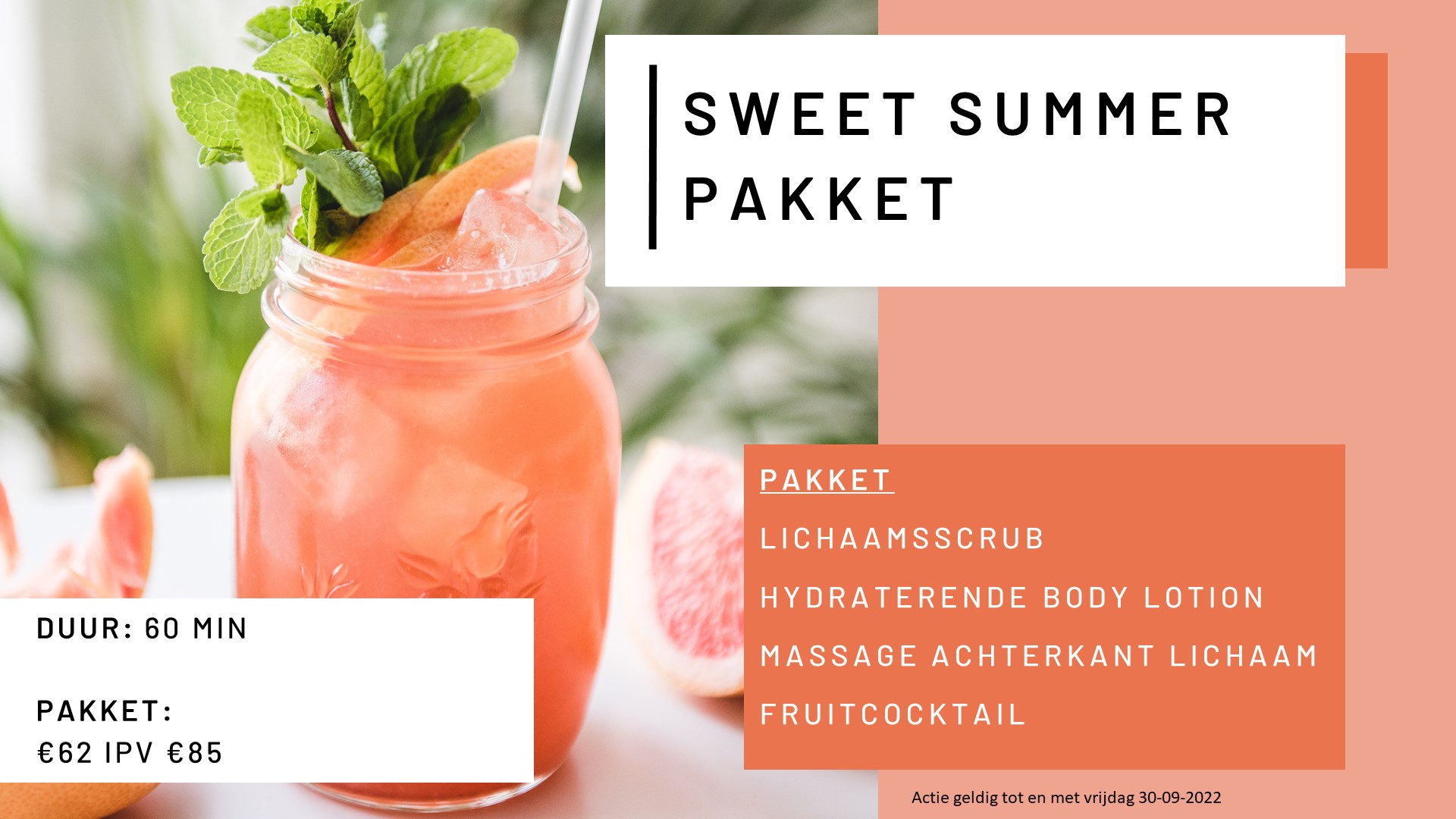 Zomeractie Wellness : Sweet summer